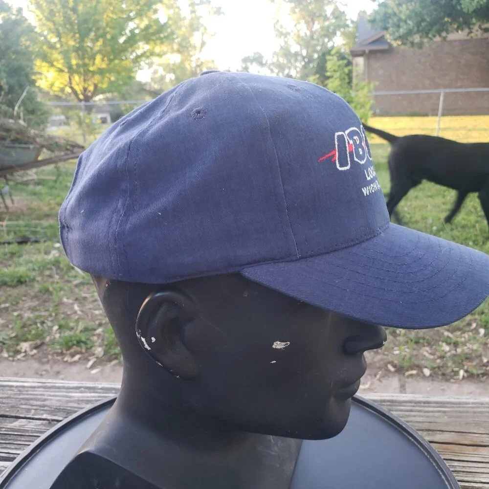 Vintage IBEW Local 271 Wichita KS Blue Hat Cap Strapback Frank Doolittle Co‎